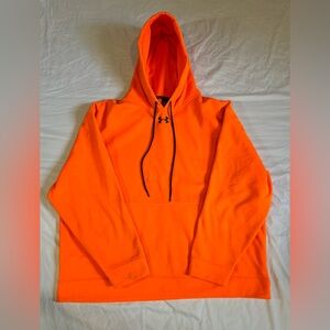 Under Armour Blaze Orange Hunting Hoody, Men’s XXL, NICE!